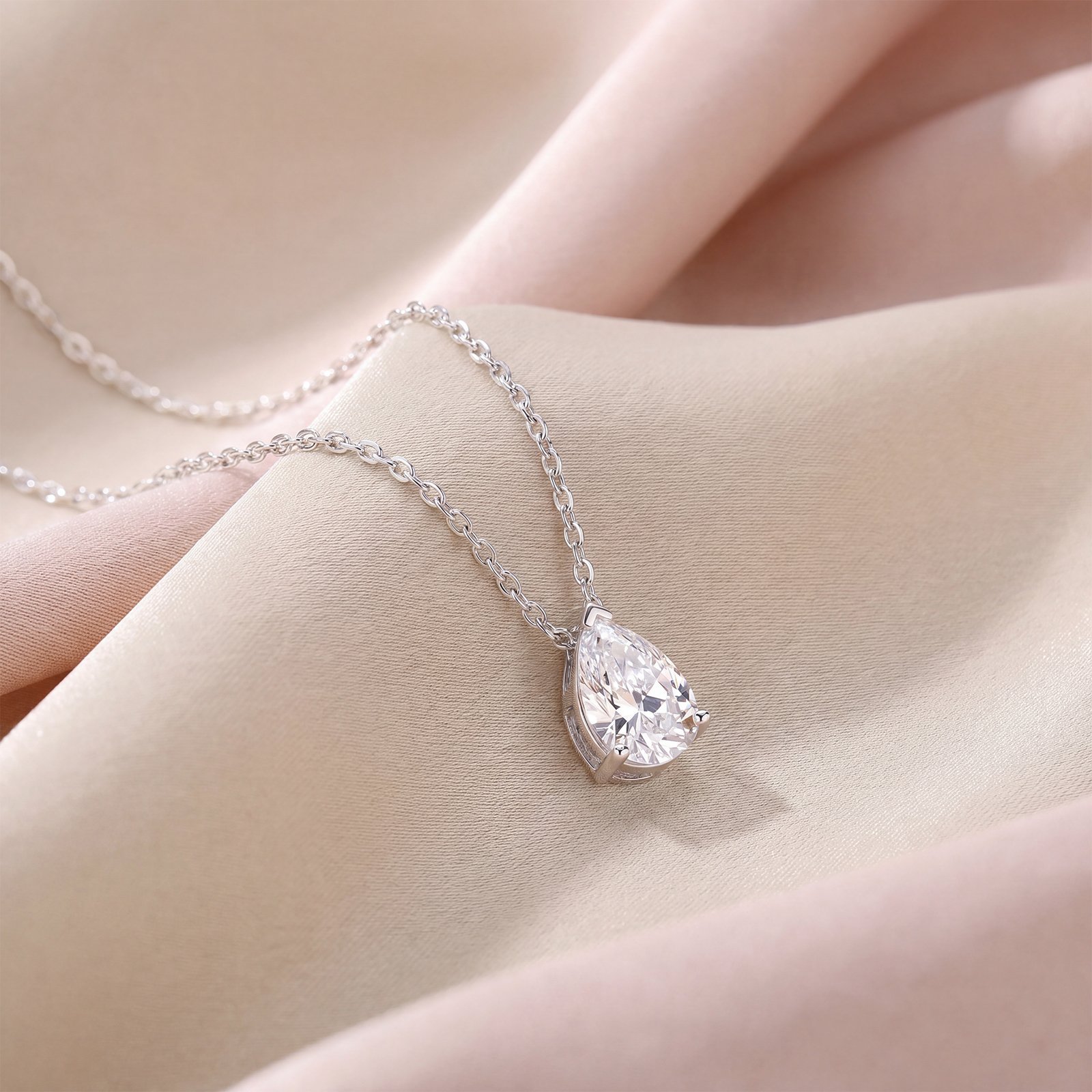 uniqtrue silver plated cubic zirconia necklaces for women non tarnish, hypoallergenic solitaire dainty teardrop pendant necklace trendy simple prom wedding cz choker necklace fashion jewelry gift uniqtrue silver plated cubic zirconia necklaces for women non tarnish, hypoallergenic solitaire dainty teardrop pendant necklace trendy simple prom wedding cz choker necklace fashion jewelry gift