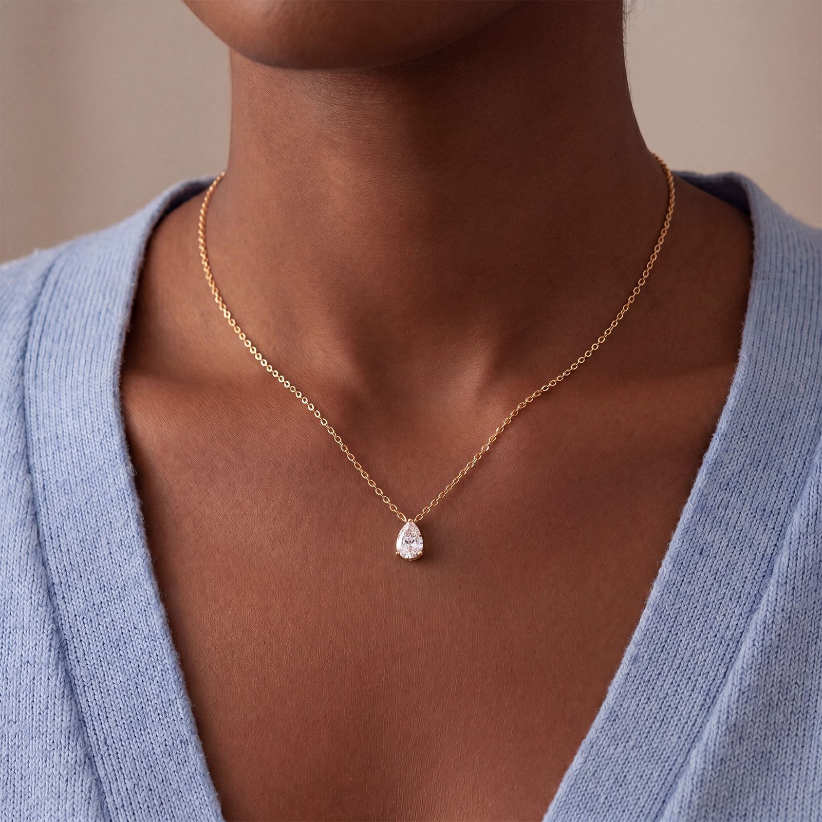 uniqtrue 14k gold plated cubic zirconia necklaces for women non tarnish, hypoallergenic solitaire dainty teardrop pendant necklace trendy simple prom wedding cz choker necklace fashion jewelry gift uniqtrue 14k gold plated cubic zirconia necklaces for women non tarnish, hypoallergenic solitaire dainty teardrop pendant necklace trendy simple prom wedding cz choker necklace fashion jewelry gift